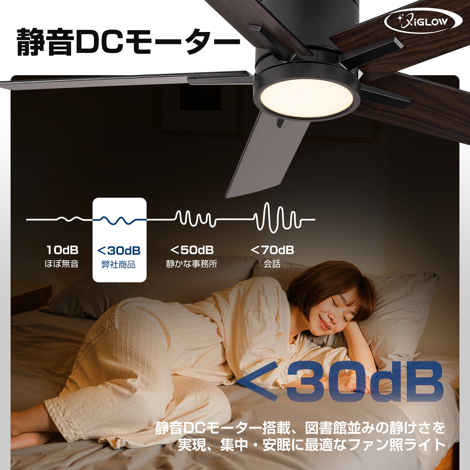 104cm ceiling fan light
