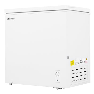 XiGLOW 冷凍庫 N510P447590A | 198L・上開き・チェストフリーザー・ノンフロン・バスケット付き・温度調節・省エネ・静音（ホワイト）